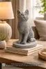 Product image 1 of the product “Penelope - Cat, 35cm Height | cast stone ”